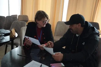 Lavoro in coppia sui materiali del corso