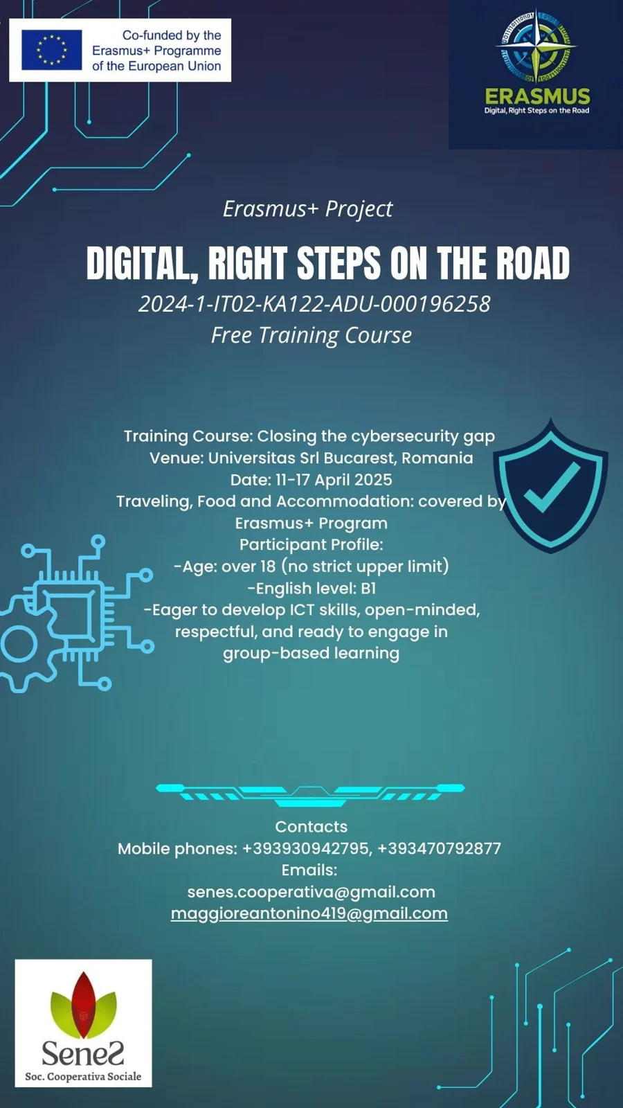 Locandina del progetto Digital, right steps on the road! — Bucarest, Romania