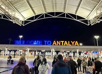 Il gruppo all’arrivo ad Antalya — Turchia